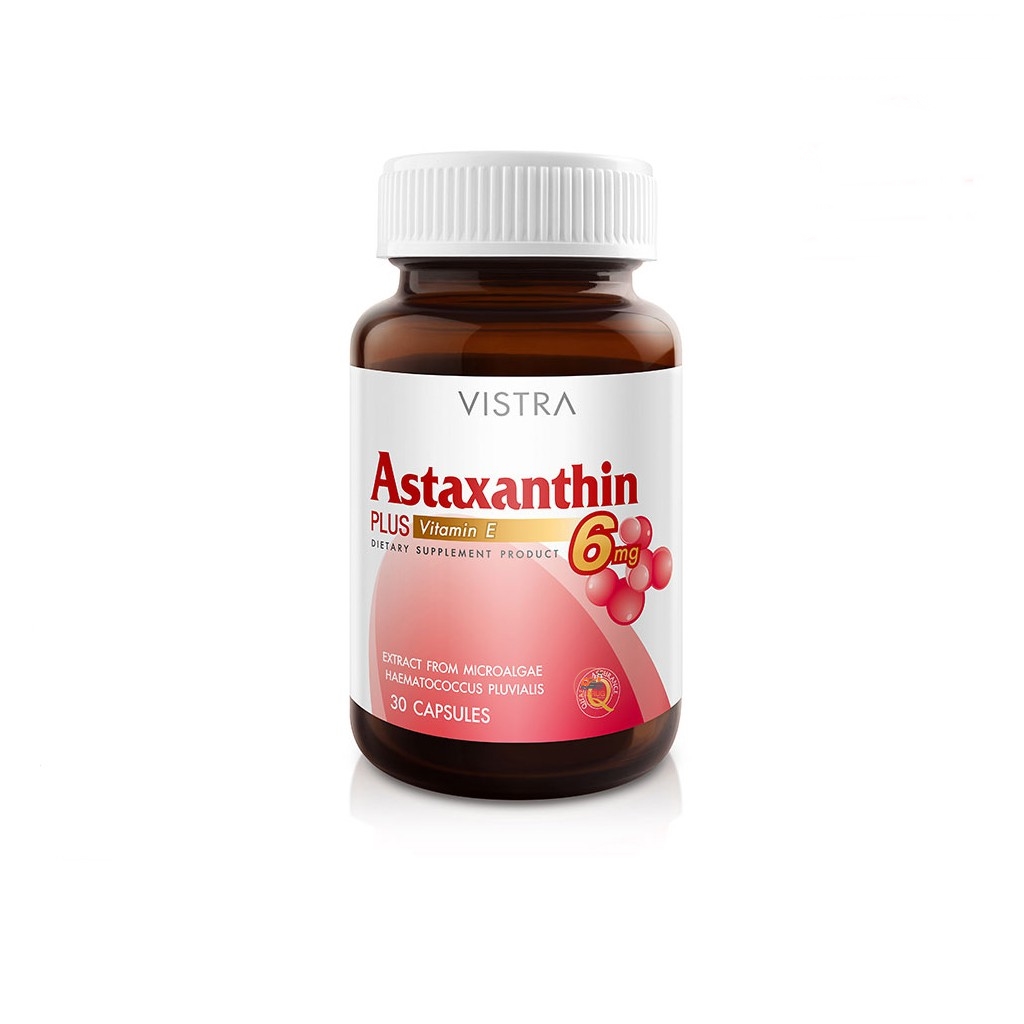 VISTRA  ASTAXANTHIN PLUS 6MG 30S แอสตาแซนธีน