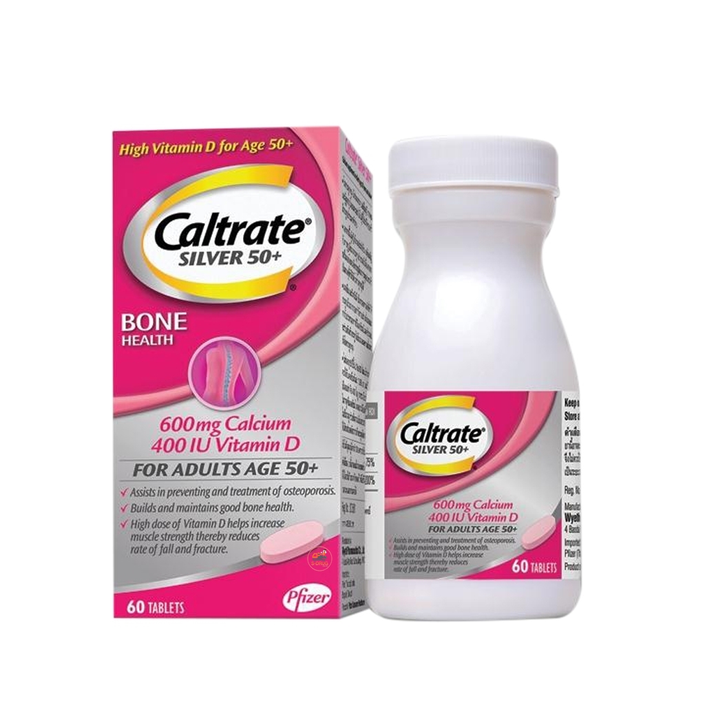 CALTRATE SILVER 50+ #ชมพู 60S