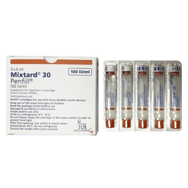 (N) MIXTARD PENFILL (5หลอดx3ML)