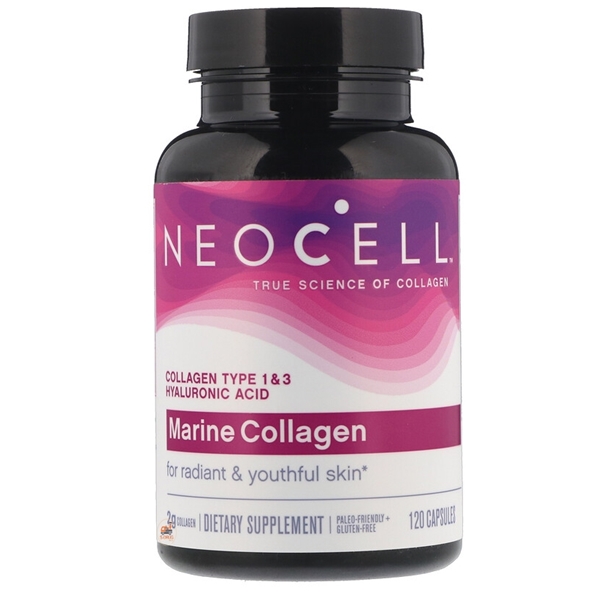 (N)+ NEOCELL MARINE COLLAGEN HYALURON 120เม็ด