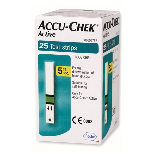 ACCU-CHEK ACTIVE (25 TEST) เขียว