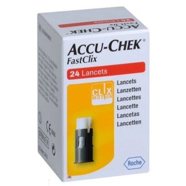 ACCU-CHEK FASTCLIX 24LANCETS เข็มเจาะตรวจเลือด