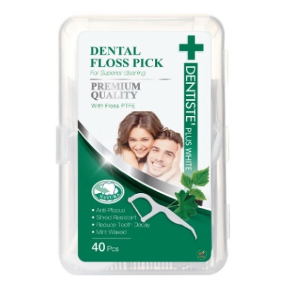DENTISTE FLOSS ไหมขัดฟัน (พร้อมด้ามจับ) 40ชิ้น
