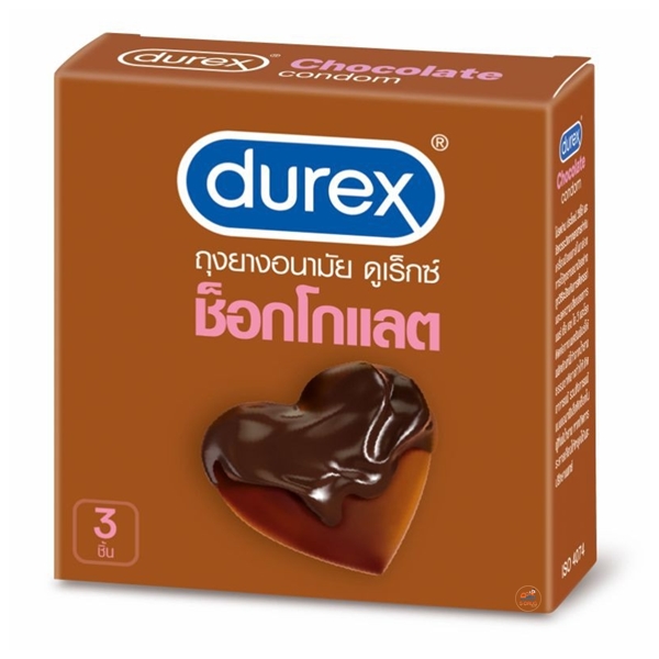 DUREX CHOCOLATE #กล่องเล็ก (3ชิ้น)