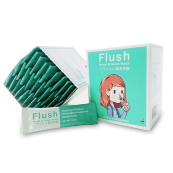 FLUSH SALT REFILL 30ซอง #ผงเกลือล้างจมูก