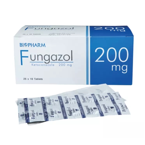 ฮ FUNGAZOL 200MG 25*10S