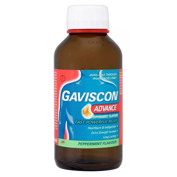 GAVISCON ADVANCE ขวด 150ML แดง