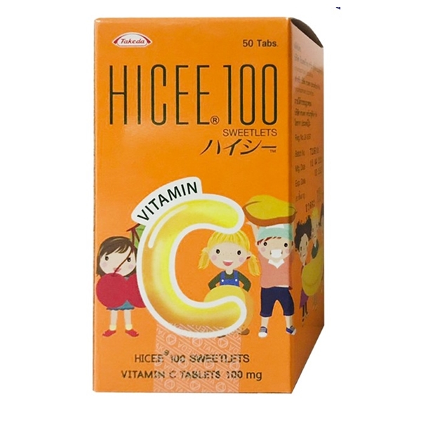 HICEE 100MG SWEETLETS 50S #ขวด