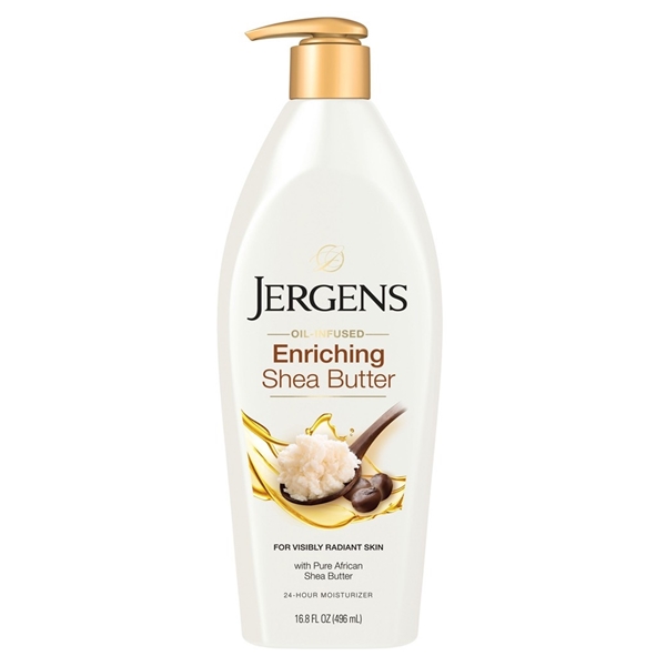 ฮ JERGENS ENRICHING SHEA BUTTER 496ML เอ็นริชชิ่ง เชียบัทเทอร์
