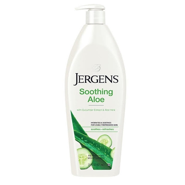 ฮ JERGENS SOOTHING ALOE 621ML ซู้ทติ้ง อโล