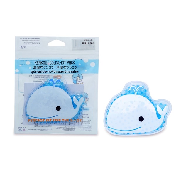KENKOU GEL เคนโกะ เจลประคบร้อนเย็น #ปลาวาฬ