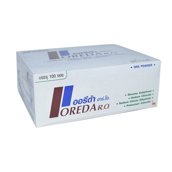 OREDA R.O.เกลือแร่  #รสธรรมดา (100ซองx3.3G)