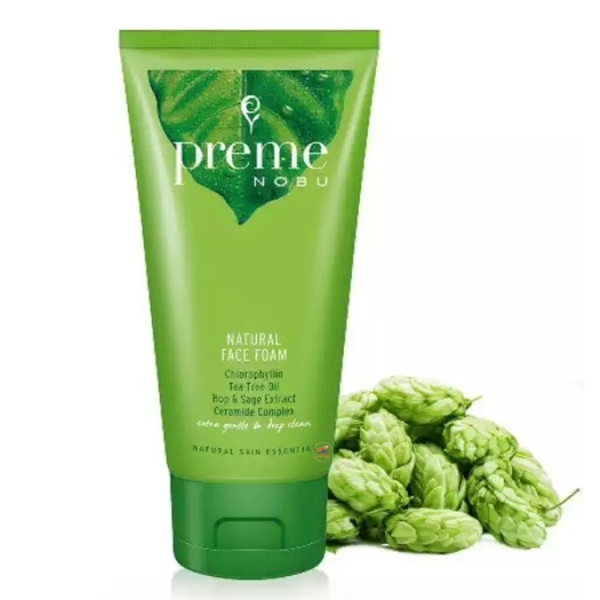 PREME NOBU NATURAL FACE FOAM 100G #โฟมเขียว
