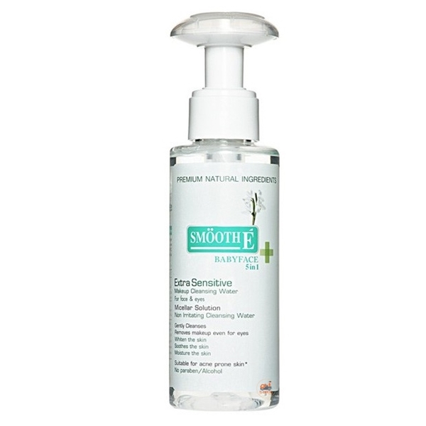 SMOOTH-E  MAKEUP CLEANSING WATER 100ML #ขวดขาว