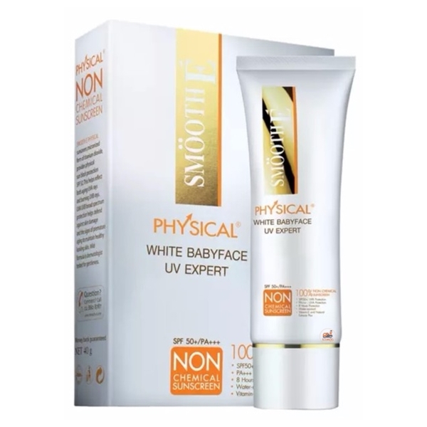 SMOOTH-E  PHYSICAL กันแดด SPF50 40G (สีเนื้อ-BEIGE)