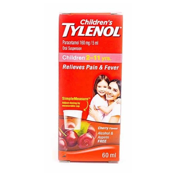 TYLENOL CHILDREN SYRUP 60ML (เด็ก2-11ปี)