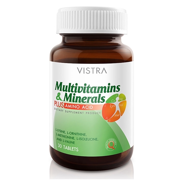 ฮ (เลิกผลิต) VISTRA MULTIVITAMINS PLUS AMNO 30S