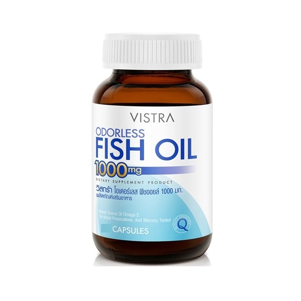 VISTRA ODORLESS FISH OIL 1000MG 75S