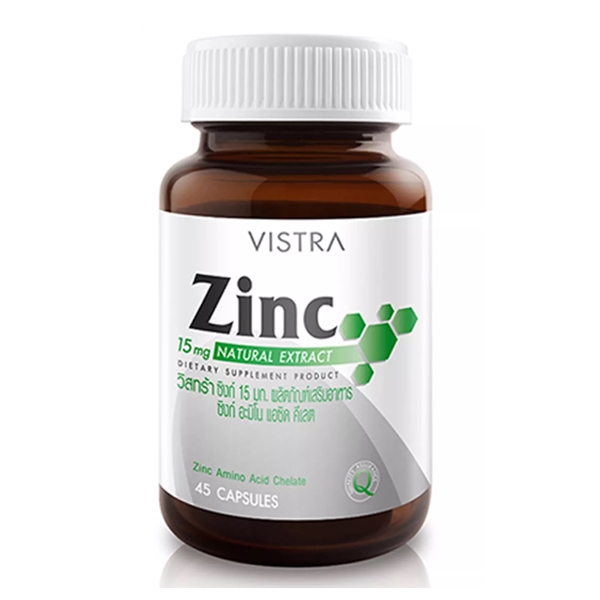 VISTRA ZINC 15MG 45S