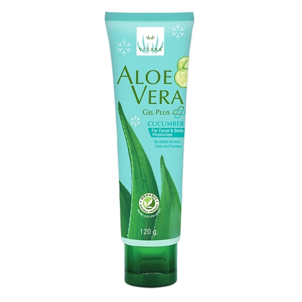 VITARA ALOE COOL GEL PLUS 120G CUCUMBER เขียวมิ้นเย็น