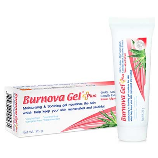 VITARA BURNOVA GEL PLUS SNOW ALGAE 25G #ชมพู