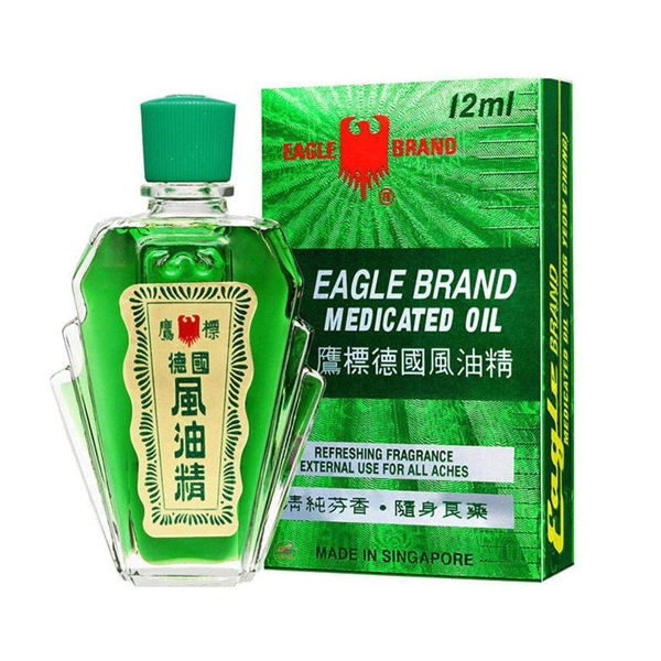 น้ำมันตรานกอินทรีย์ เบอร์1 #ใหญ่ 12ML