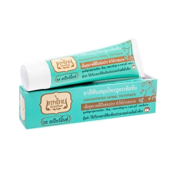 ยาสีฟัน เทพไทย สเปียร์มิ้นท์ #เขียว 70G