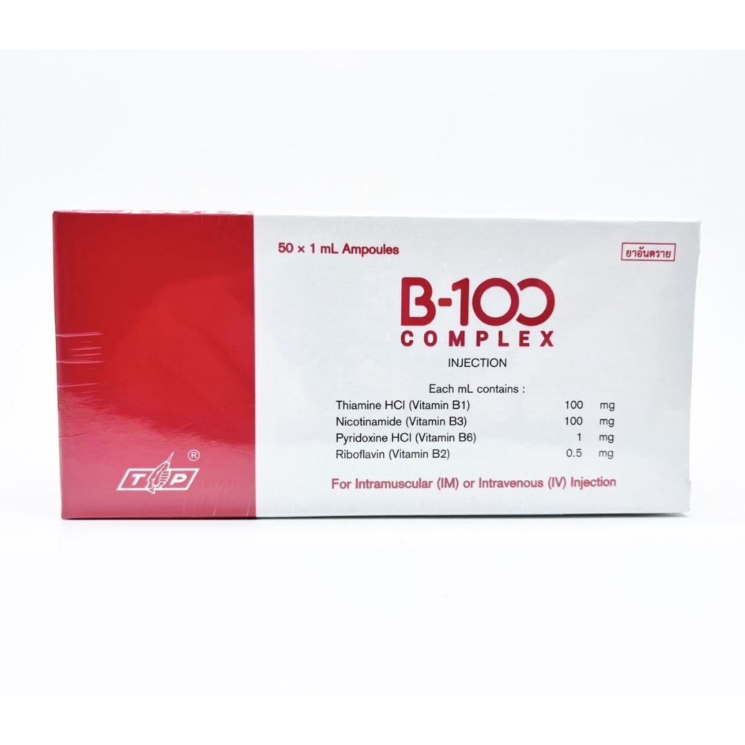 (N) T/P B CO 100MG/1ML 50AMP #วิตามินบีฉีด