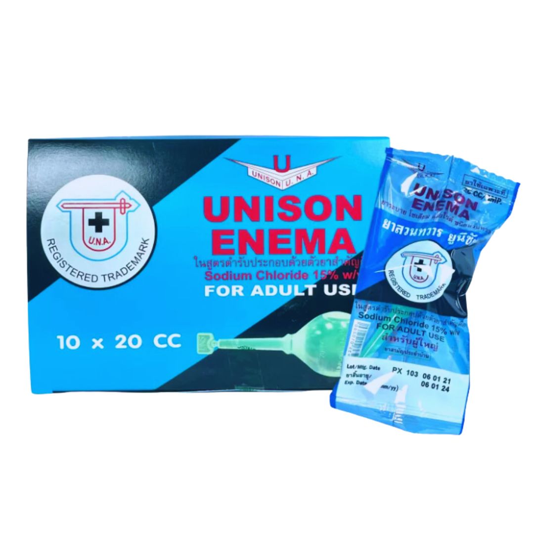 UNISON ENEMA #ผู้ใหญ่ 20CC (กล่อง10ลูก)