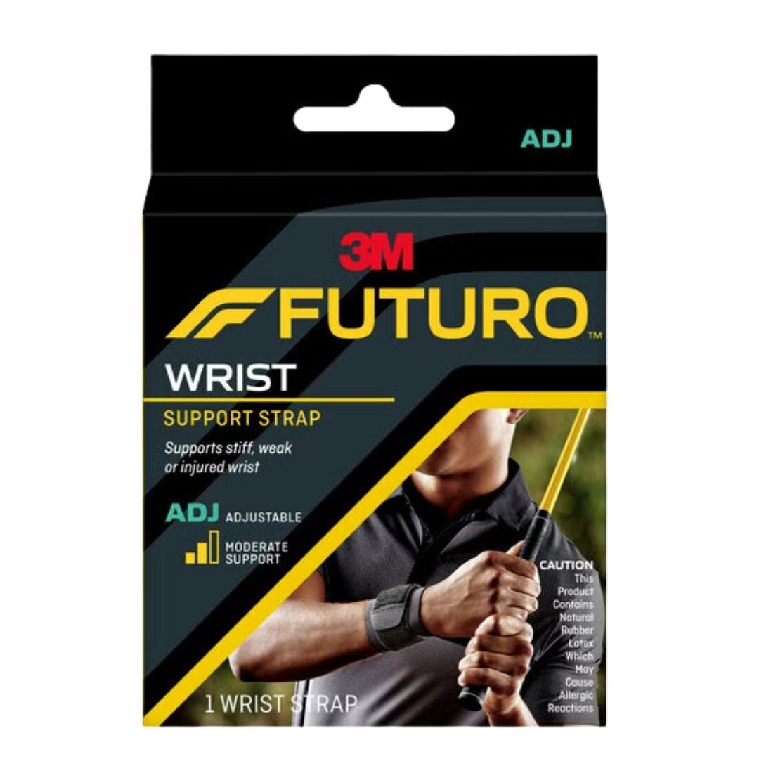 3M FUTURO พยุงเเค่ข้อมือ ชนิดปรับได้ STRAP (ดำ)