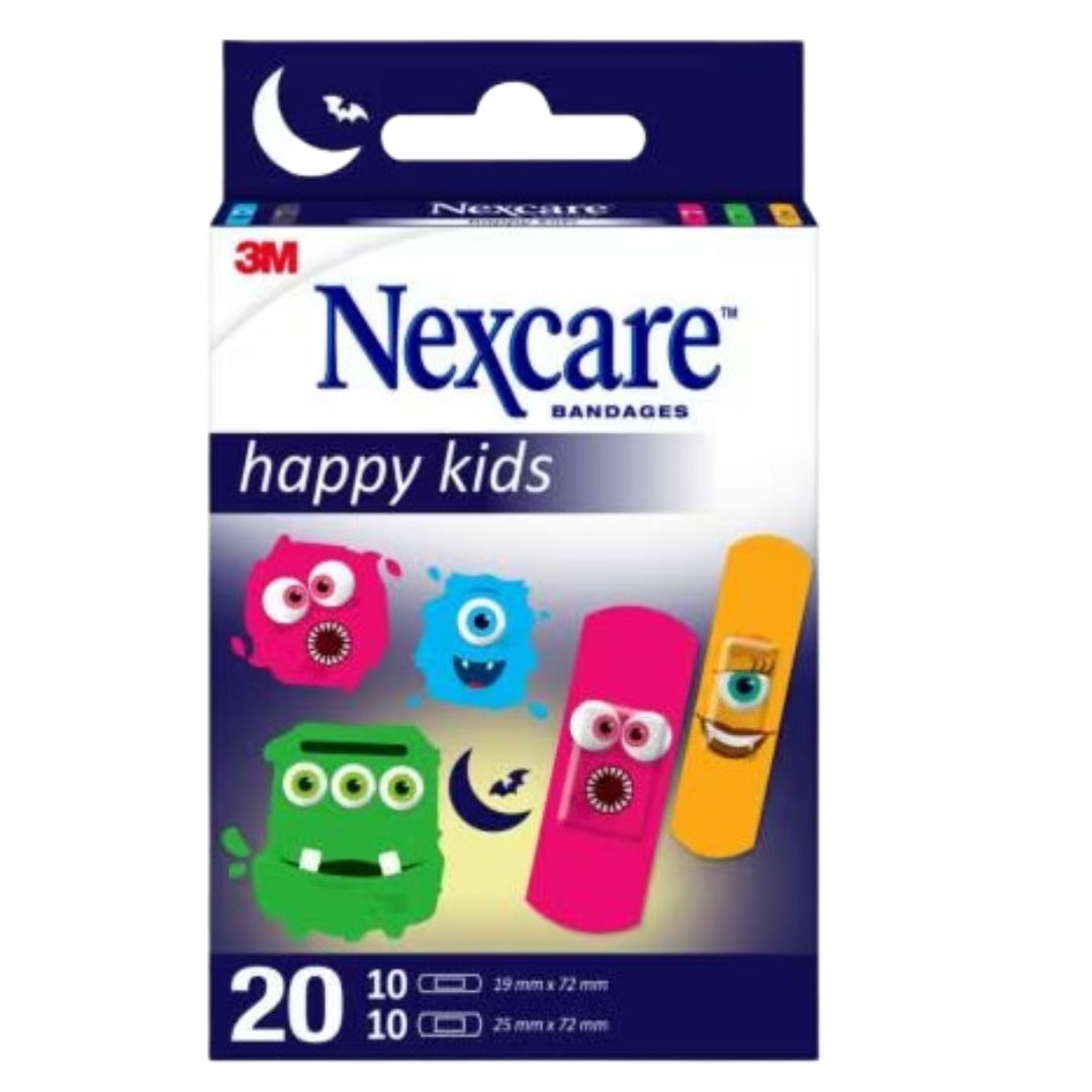 3M NEXCARE BANDAGE HAPPY KIDS #MONSTERS 20ชิ้น