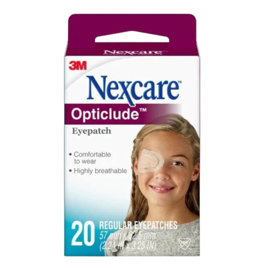3M NEXCARE OPTICLUDE EYE PATCH (REGULAR) พลาสเตอร์ปิดตา 20ชิ้น