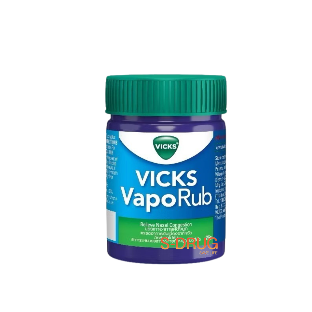 VICKS VAPORUB 50G #ขวดกลาง