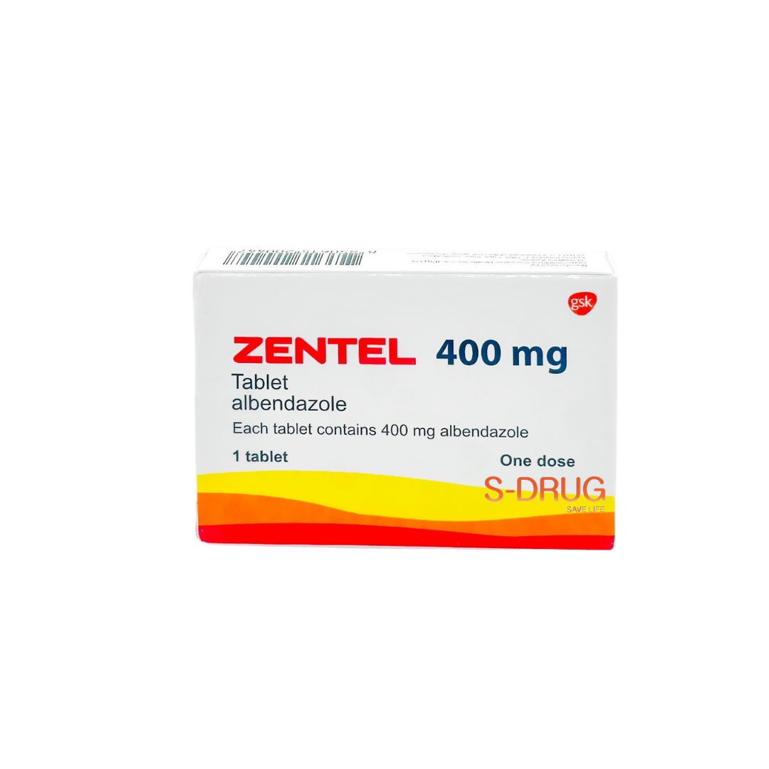 ZENTEL 400MG 1S (แพค15กล่อง)