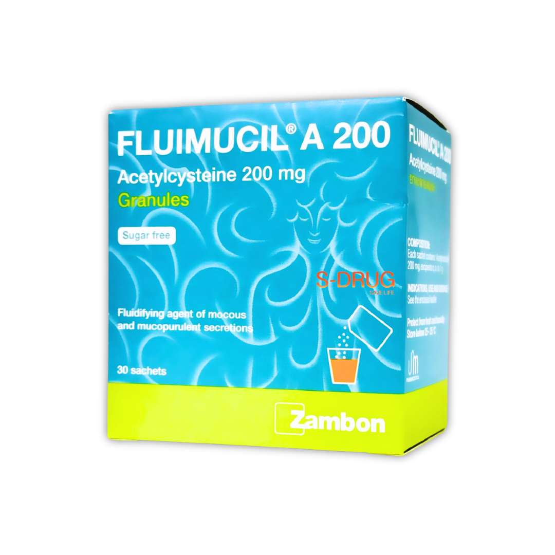 FLUIMUCIL 200MG (15คู่x2ซอง)