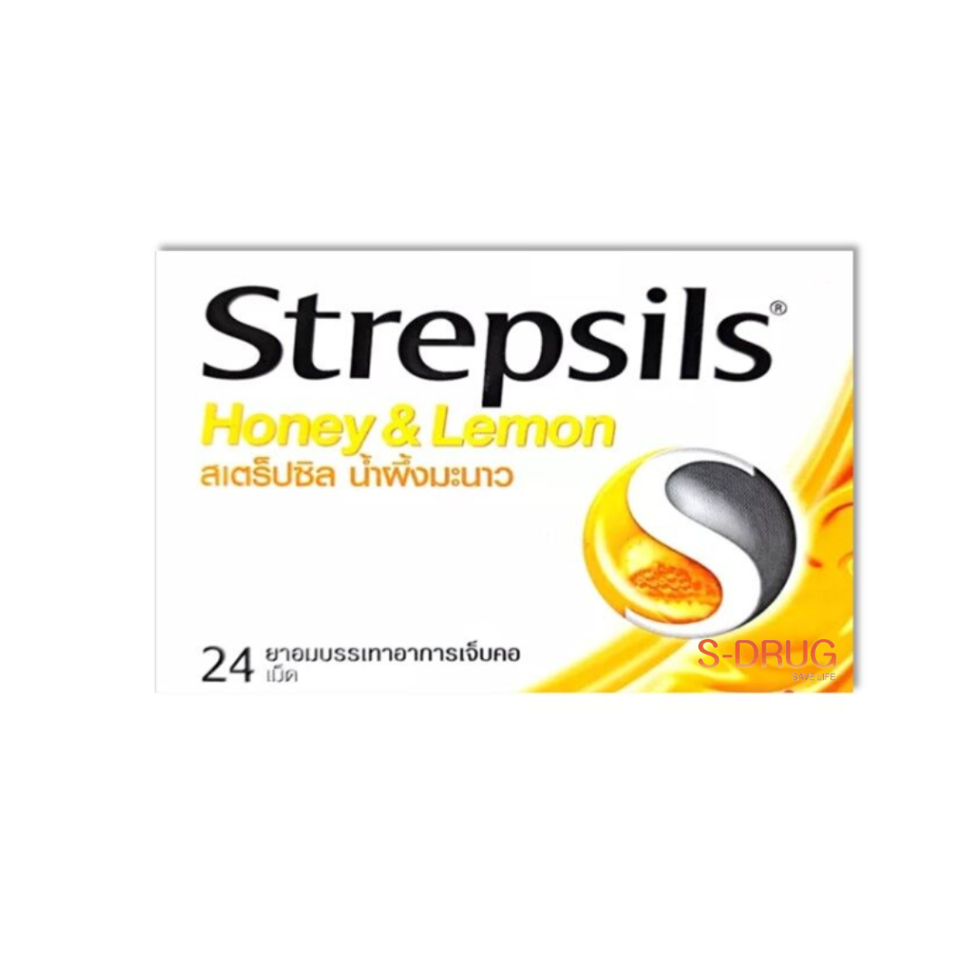 STREPSILS HONEY LEMON #กล่อง 24S