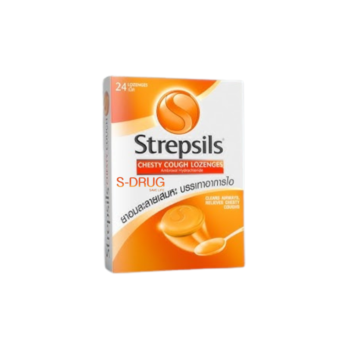 STREPSILS CHESTY COUGH #กล่อง 24S