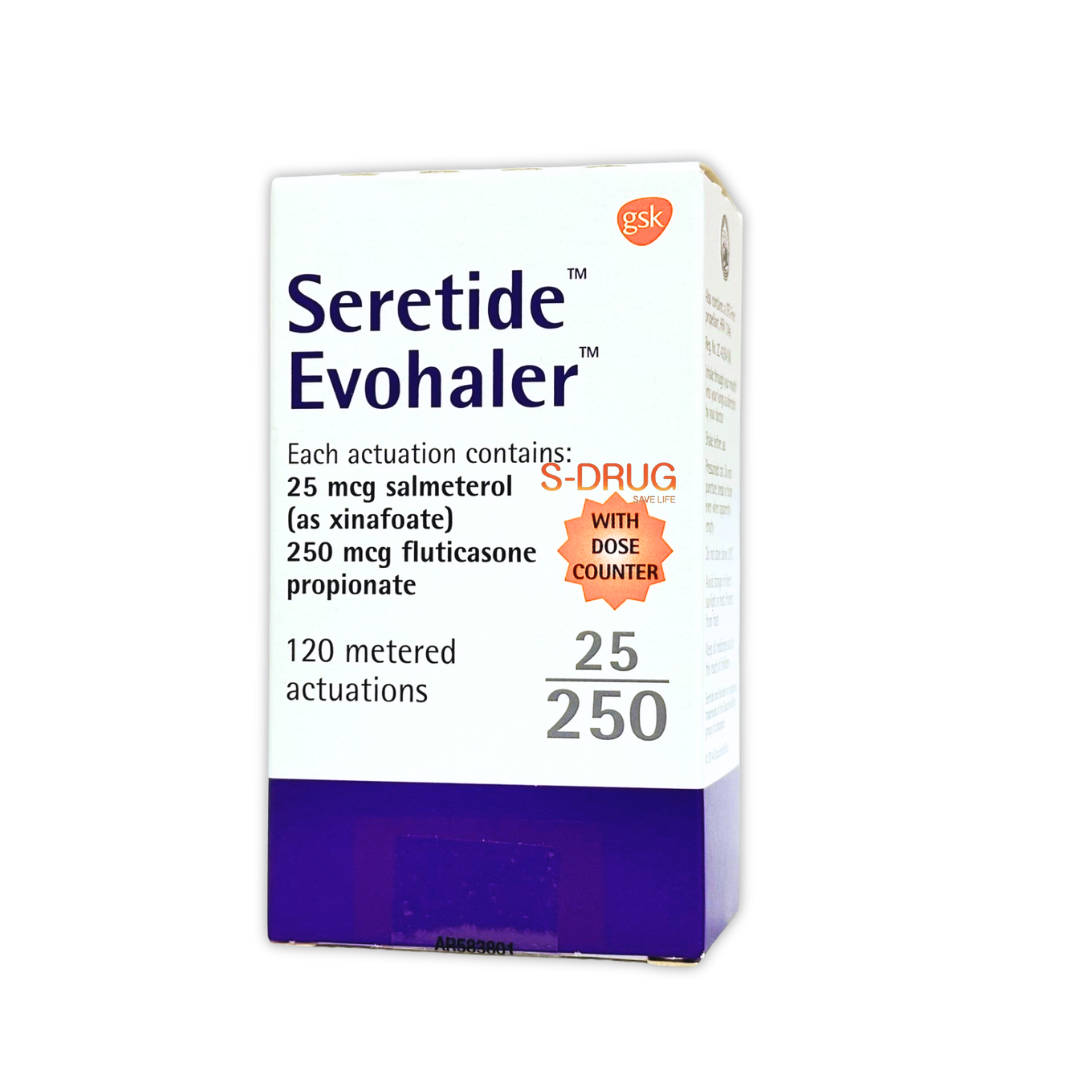 (N) SERETIDE EVO 25/250MG 120DOSE
