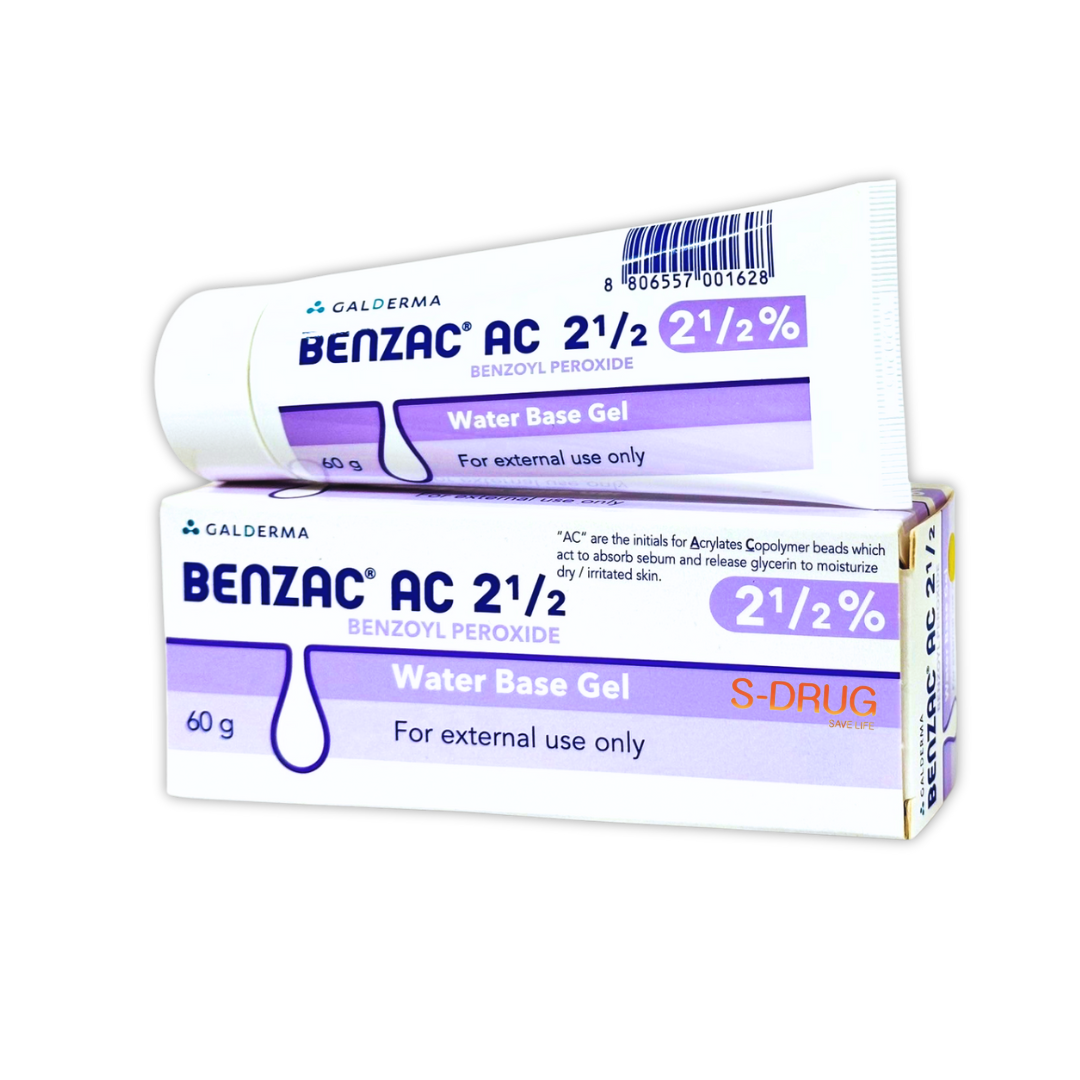 BENZAC AC 2.5% 60G #ใหญ่ (NEW)
