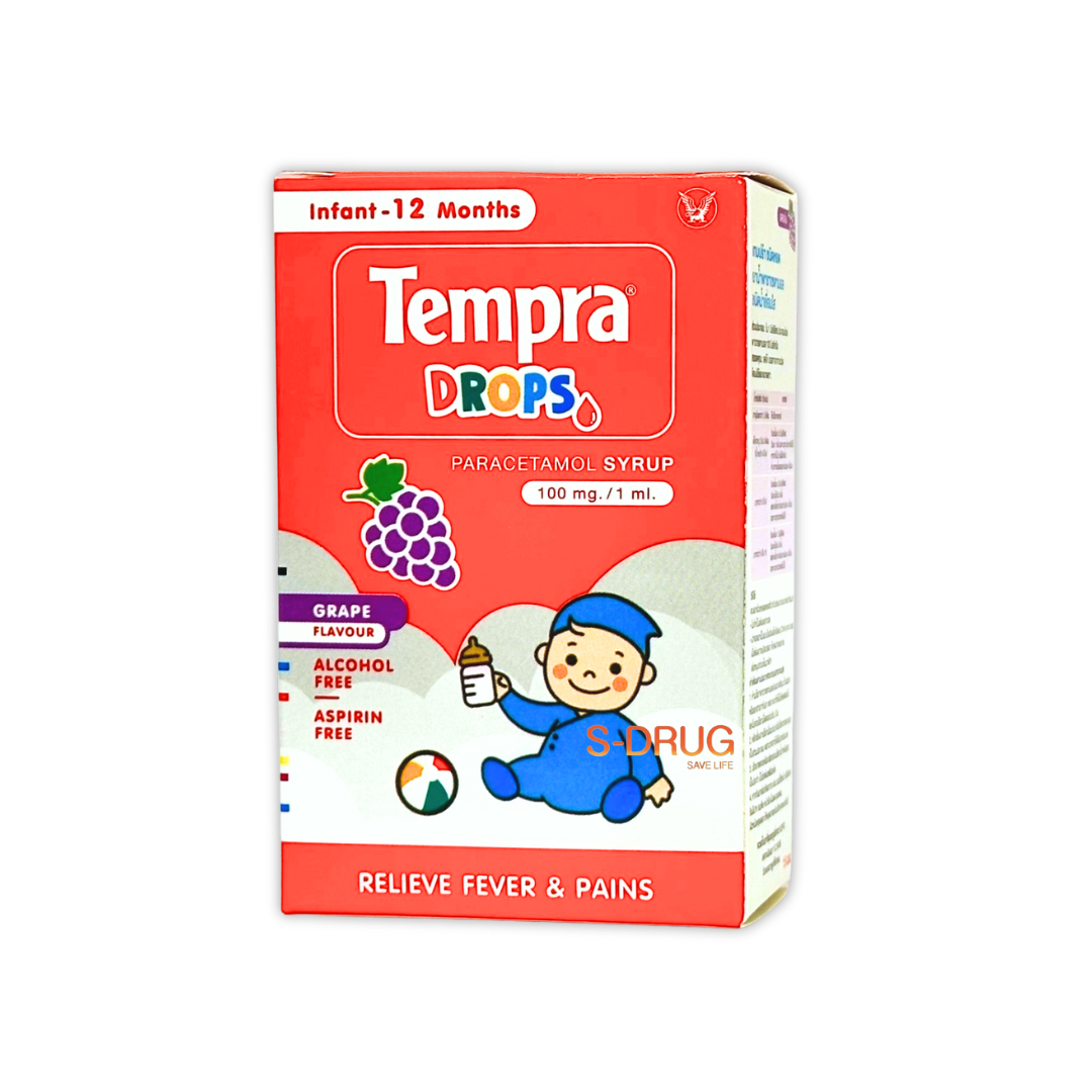 TEMPRA DROP 15ML #แดง