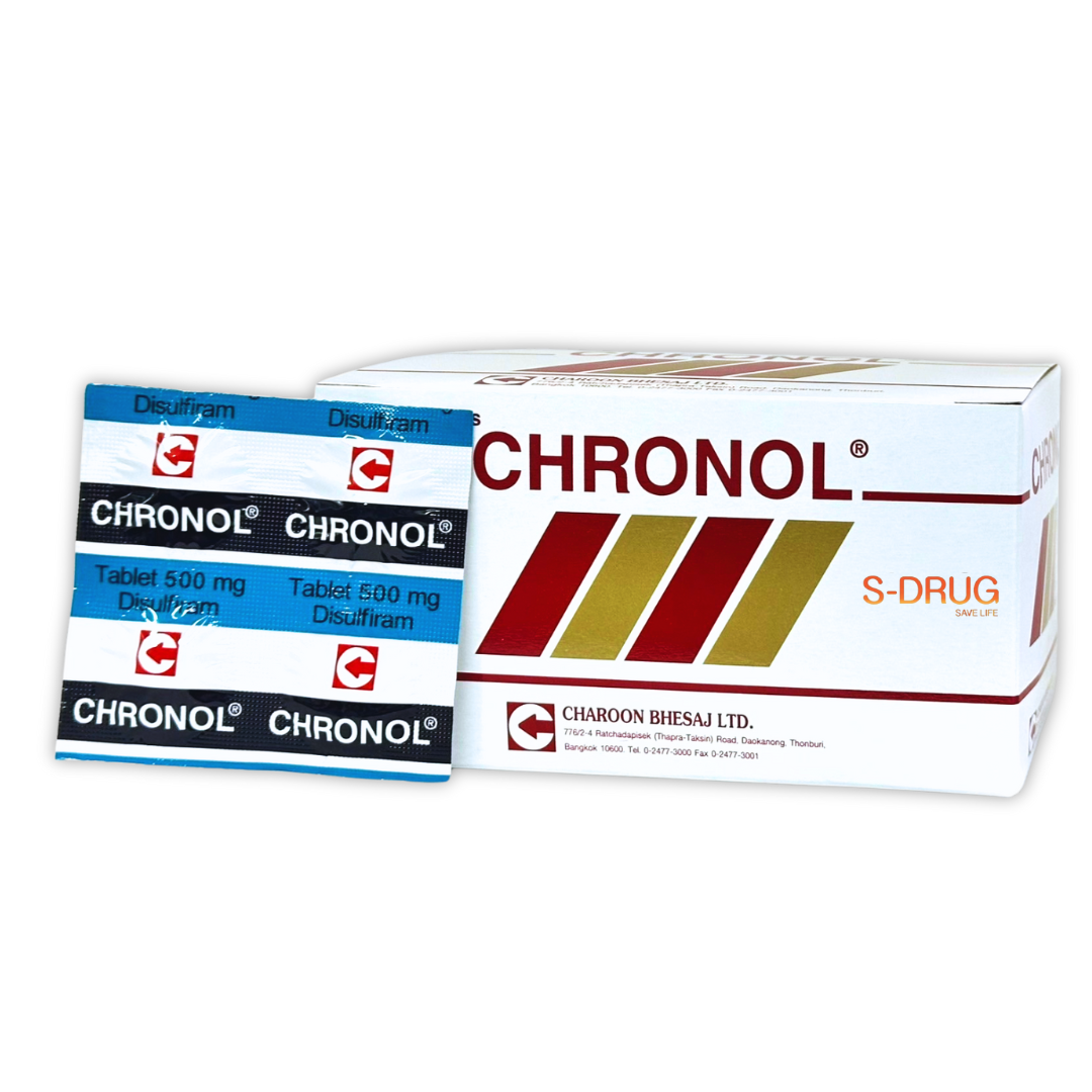CHRONOL 500MG 25*4S (เลิกเหล้า)