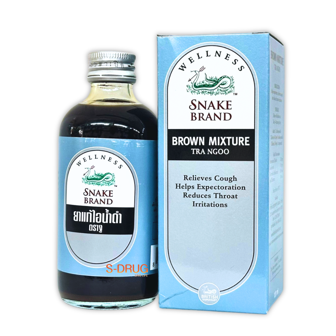 แก้ไอน้ำดำ (ตรางู) 120ML