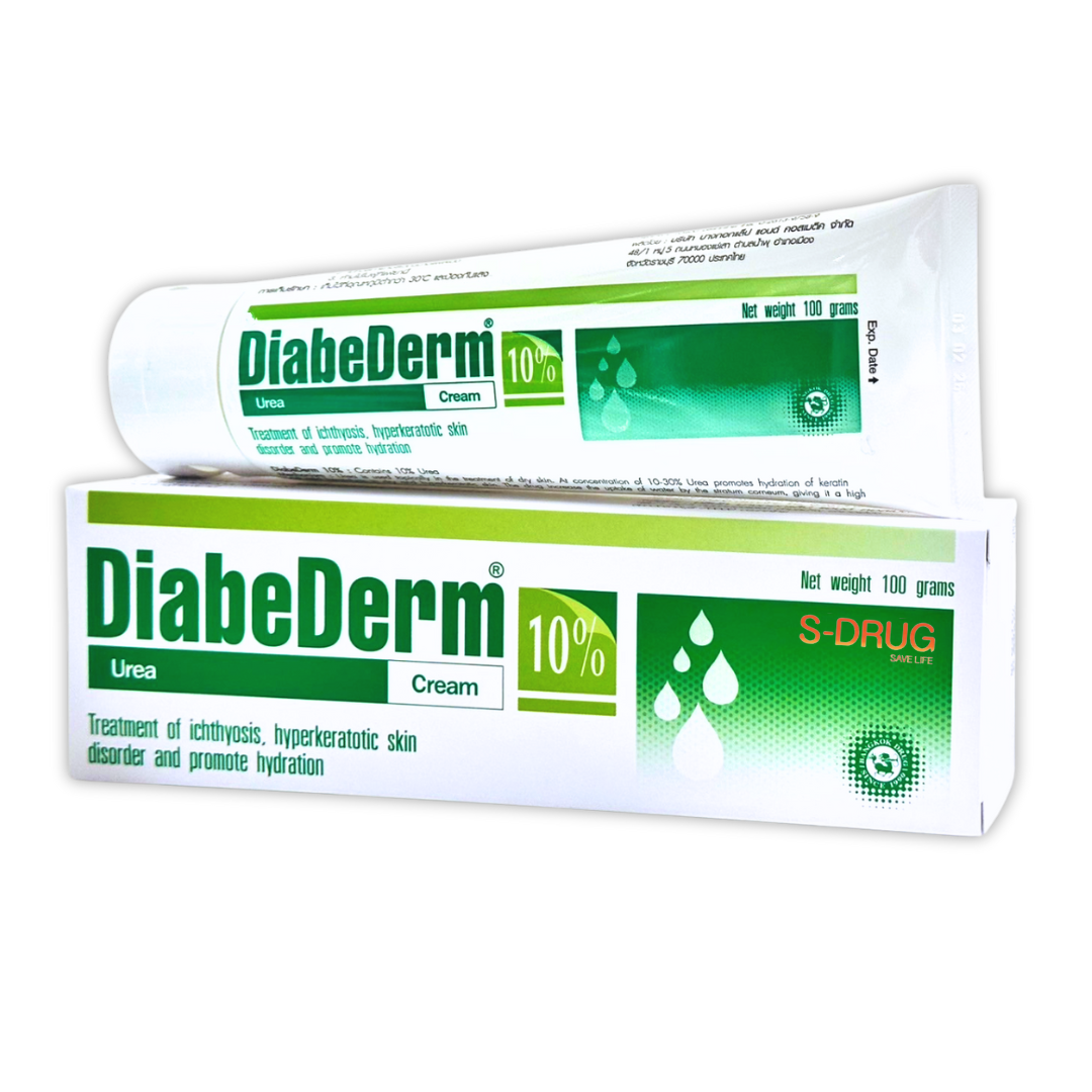 DIABEDERM UREA CREAM 10% 100G ญ.เขียว