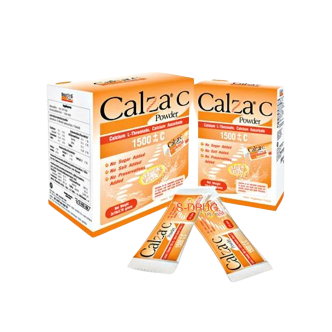 CALZA-C 1500MG POWDER STICK #ส้ม 3x10ซอง