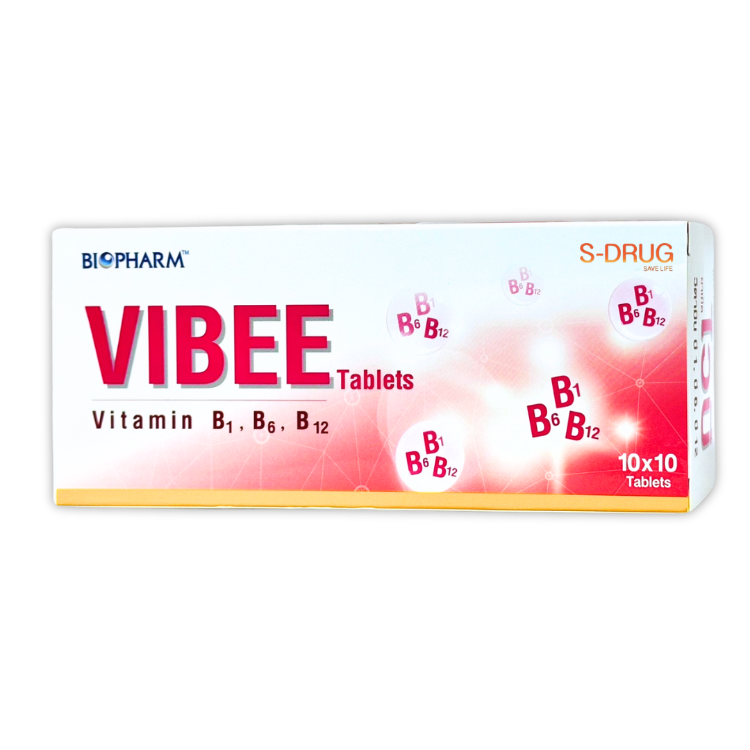 VIBEE VIT B 1/6/12 10*10'S สูตร (NEUROBION) BIOPHARM