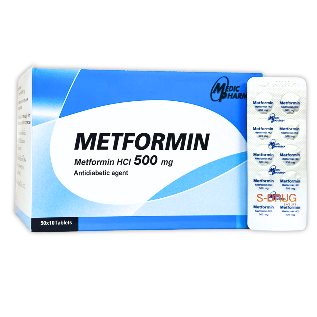 METFORMIN 500MG (50แผงx10)S สหแพทย์