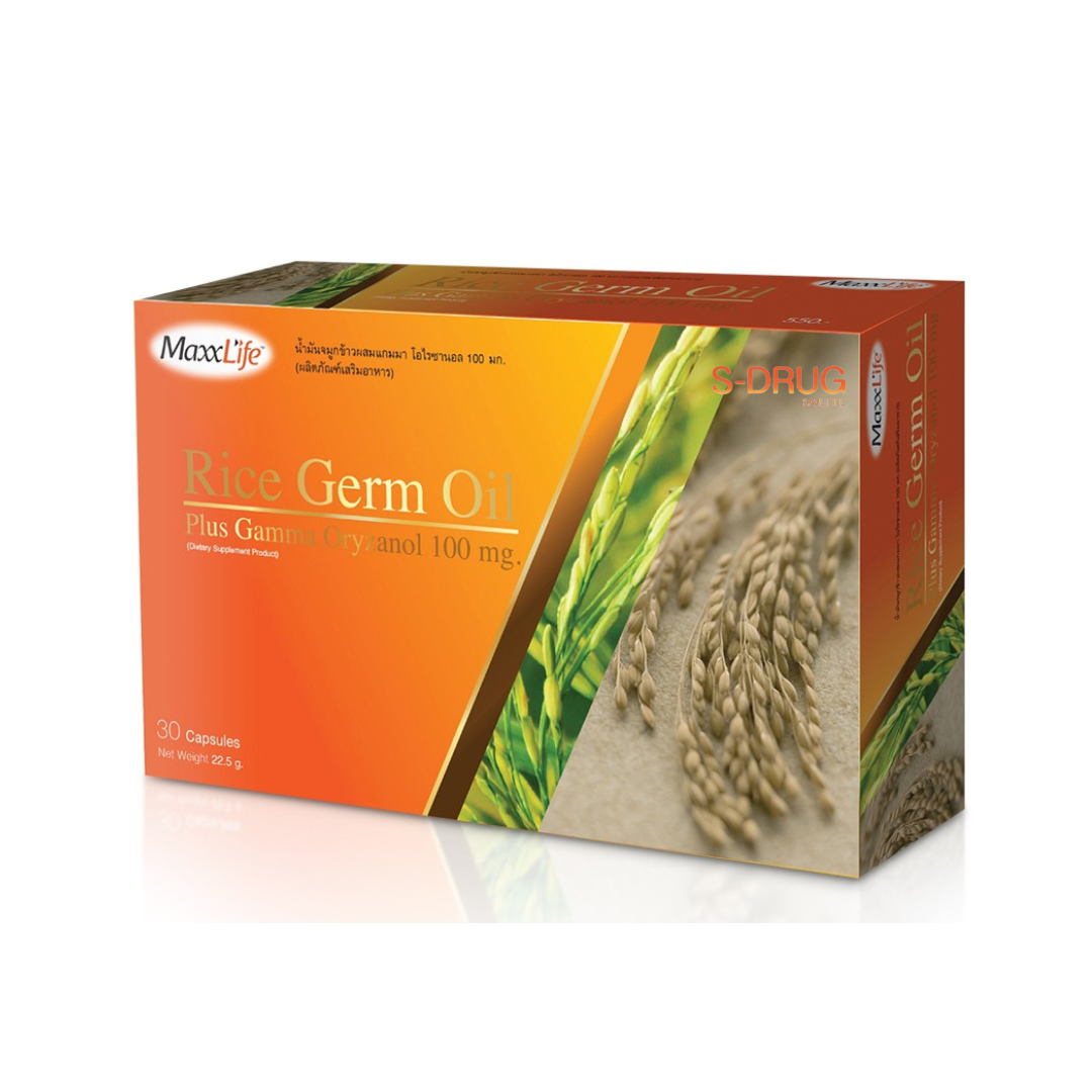 MAXXLIFE RICE GERM OIL 100MG PLUS 30S