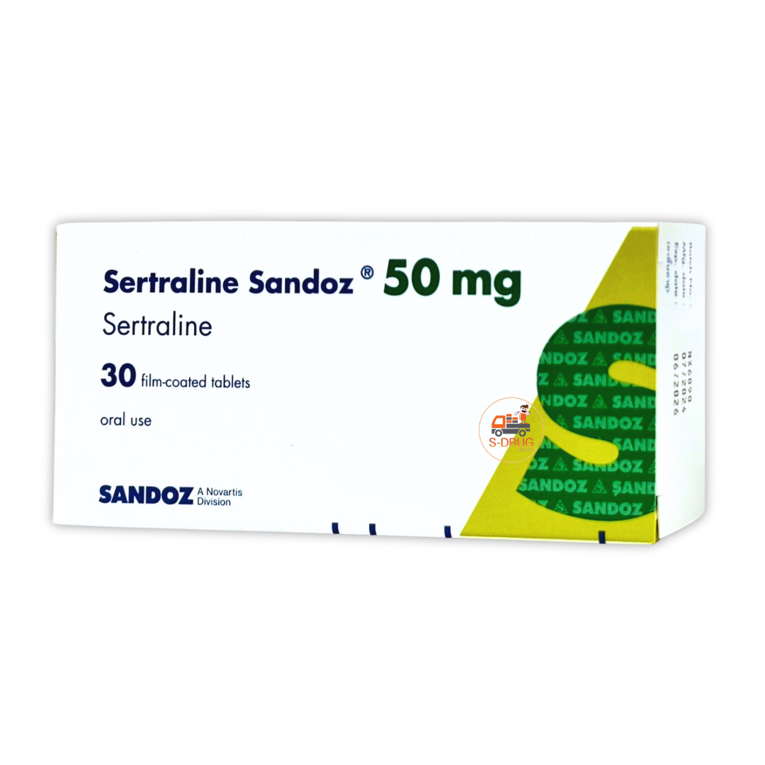 SERTRALINE 50MG (3แผงx10S) (ZOLOFT) SANDOZ
