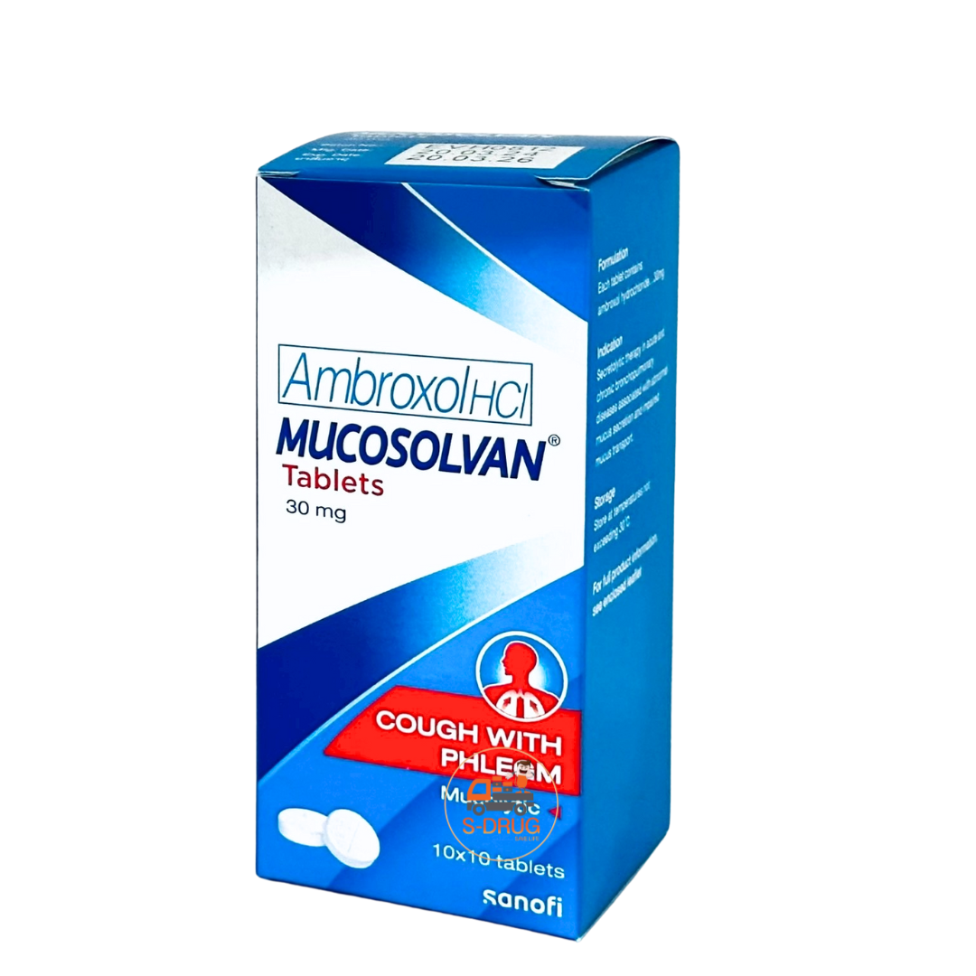MUCOSOLVAN 30MG (50แผงx10S) แผง