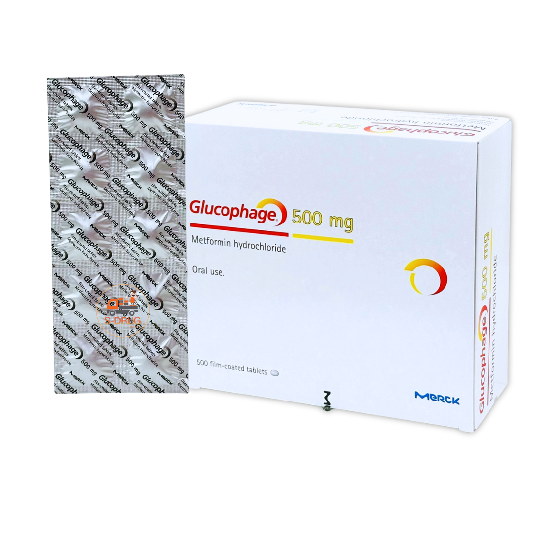 GLUCOPHAGE 500MG (50แผงx10S)